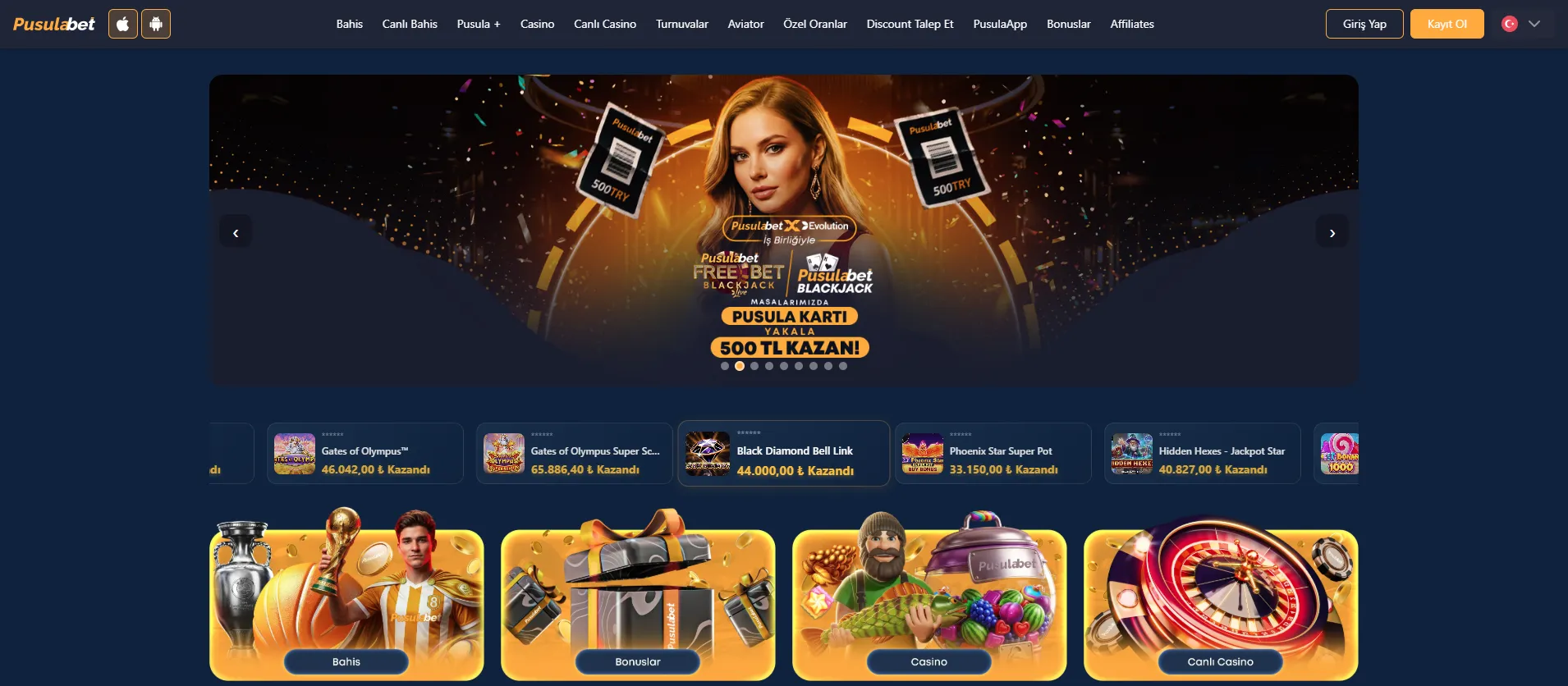 5000 TL Casino ve 300 TL Spor Hoş Geldin Bonusu – Pusulabet